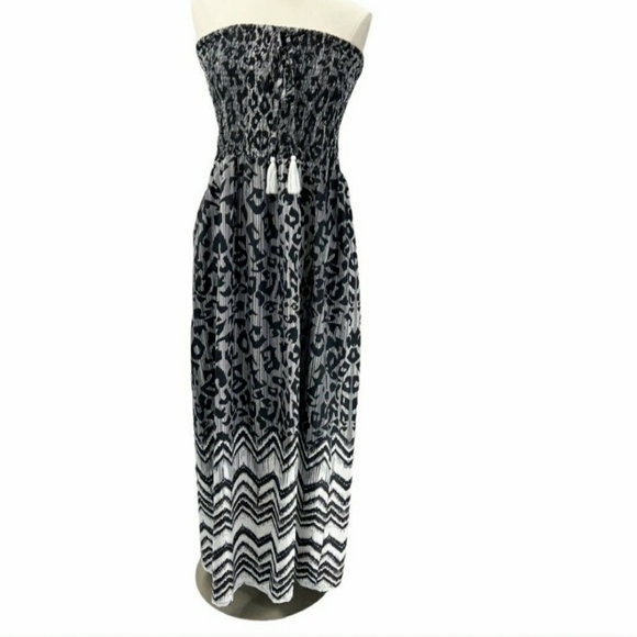 Gypsie Blu Maxi Dress Leopard Print - Picture 1 of 6